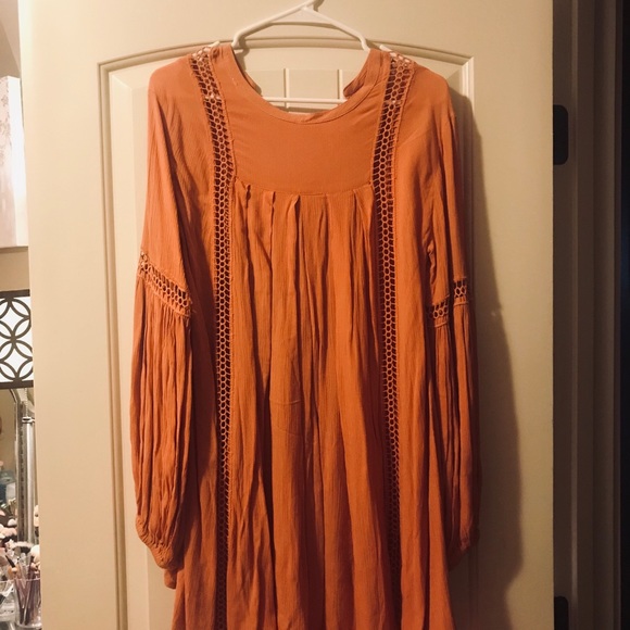 Free people just the two of us tunic in salmon. - Picture 3 of 3